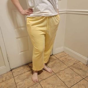 Diapers & Damon's XL Cropped Yellow Pants